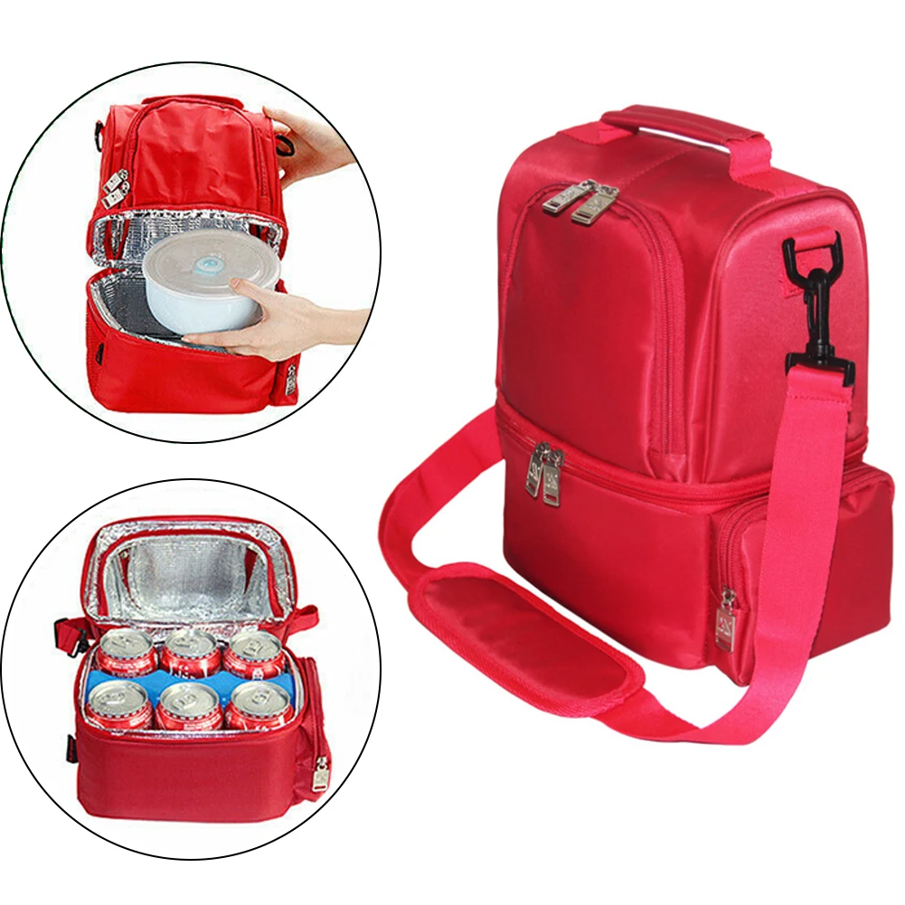 Food Heating Insulated USB Charging Multifunctional Container Travel Kitchen Storage Lunch Bag Picnic Waterproof Office Beverage