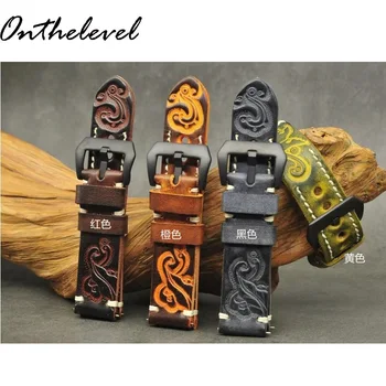 

Leather Breathable Strap Watch Band 18mm 20mm 22mm Watch Strap 24mm Straps for Samsung S3 S2 Bracelet Watchband