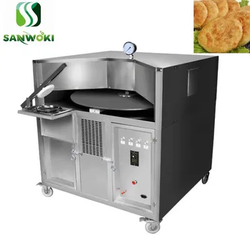 

Gas heating Chinese bread pancakes baking machine Arab pita bread oven Pita bread oven chapati baking machine Arabia bread maker