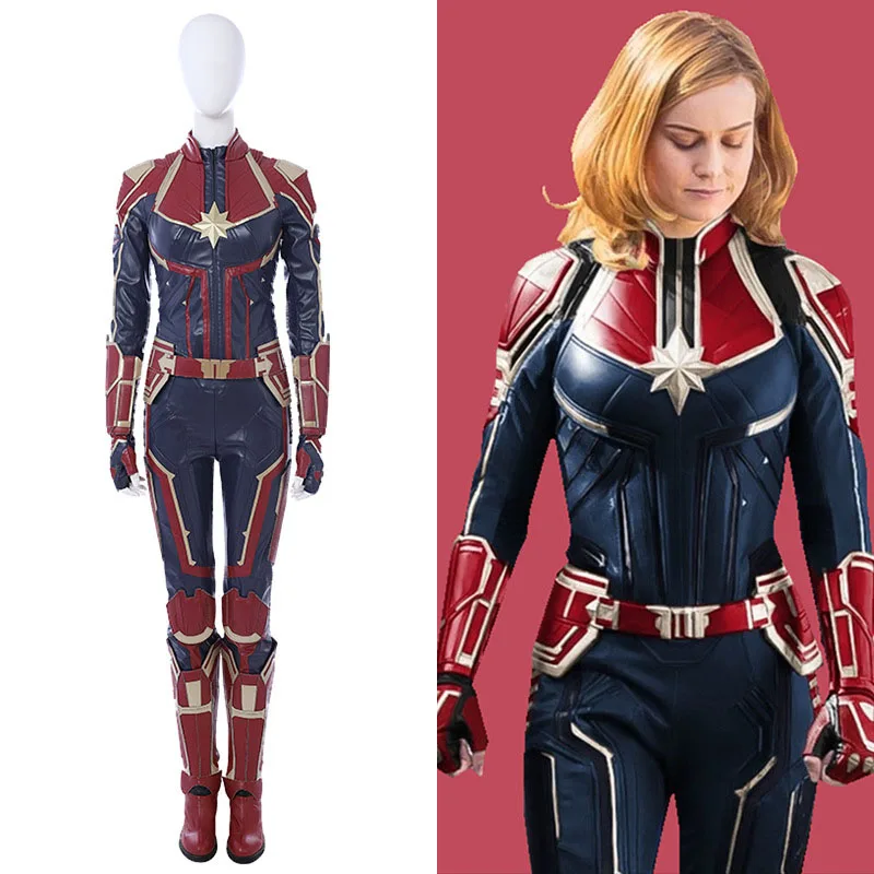 

Film and television surprise captain COS clothing surprise ms jumpsuits women who COSPLAY costume outfit is entertainment