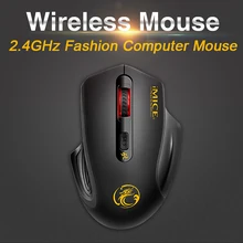 USB Беспроводная мышь 2000 dpi регулируемая USB 2,0 приемник оптическая компьютерная мышь 2,4 ГГц эргономичные мыши для ноутбука ПК Бесшумная мышь