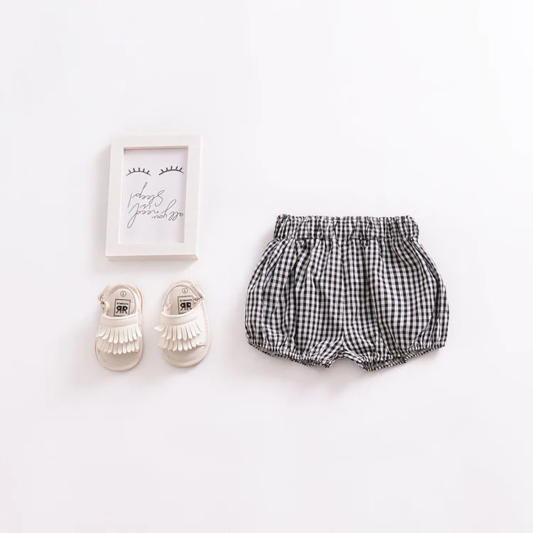 H888# INS Hot Selling Men And Women Baby Bread Pants Children Cotton Linen Triangle Shorts Big Pp Pants Solid Color Shorts Summ