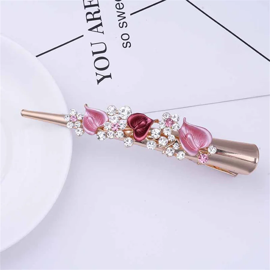 【engbrox】LUCY SHINE HAIRPIN New Personality Lightning Hairpin Hair Clip Alloy Rhinestone