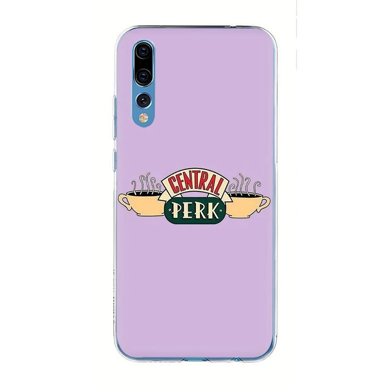 EWAU центральный Perk кофе друзья ТВ шоу силиконовый матовый чехол для телефона для huawei P8 P9 P10 P20 P30 Lite Mine Pro P Smart Z Plus - Цвет: T2