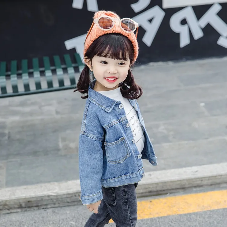

Spring And Autumn New Style Children Coat Men And Women Baby Children Solid Color Pocket Fashion Casual Jacket