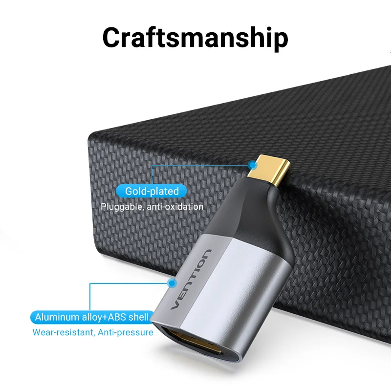 Vention USB C к HDMI адаптер 4K Тип 2 0 для MacBook Huawei Mate P20/P30 Pro Samsung Galaxy S9 S10 DP|Кабели VGA| |