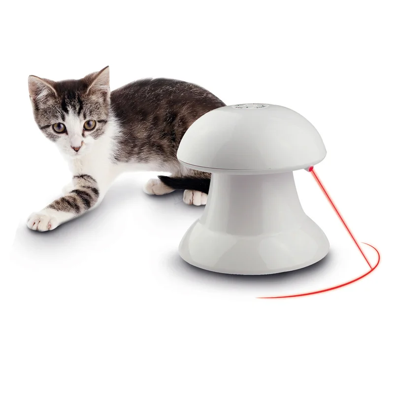 

Hot Cat Toy Laser Light Infrared Disc 360 Degree Laser Funny Cats Toy Electric Cat Toy Cat Toys Interactive Pet Supplies