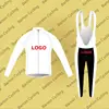 Barton Cycling Jerseys Competition Grade Winter Thermal Fleece Long Sleeve Jacket Bib Pants Custom Design Cycling Set Kit 2