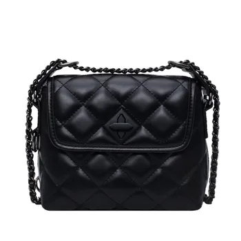 

Quality PU Leather Crossbody Bags for Women New Small Chain Strap Ladies' Shoulder Messenger Bag Female Handbags and Purses Sac