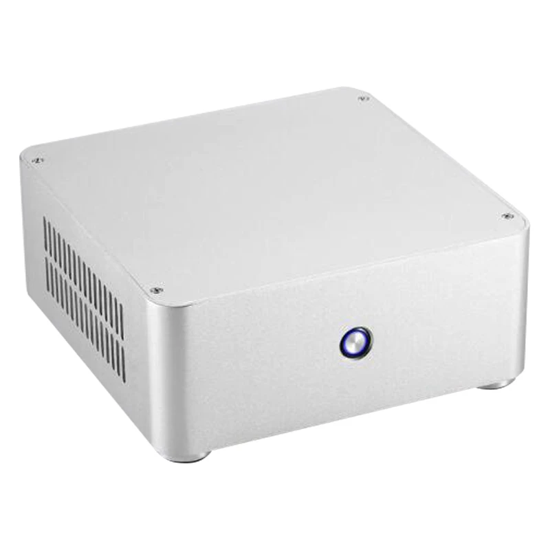 H80 Mini ITX компьютерный чехол ПК с алюминиевым корпусом шасси без блока