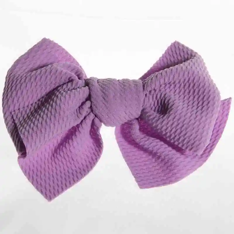 Lavender 200 шт., 13 см, 5,1 дюйма, новинка,, Seersucker, вафельные банты для волос, заколки для волос, аксессуары - Цвет: Lavender