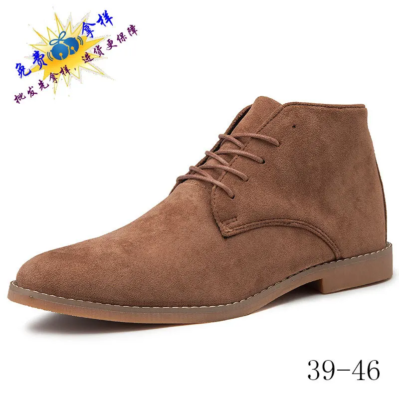 

2020 Spring Autumn New Style Boots Combat Boots Korean-style British-Style Leather Boot Men's Martin Boots Hight-top Workwear Ba