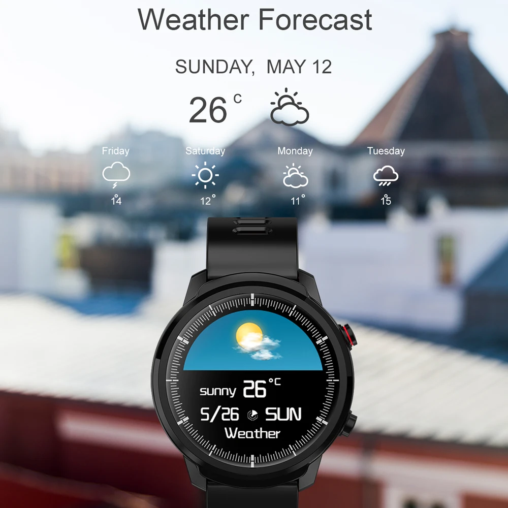 L3 Смарт-часы для мужчин и женщин водонепроницаемые спортивные часы мониторинг сердечного ритма погодные часы для IOS Android Новинка