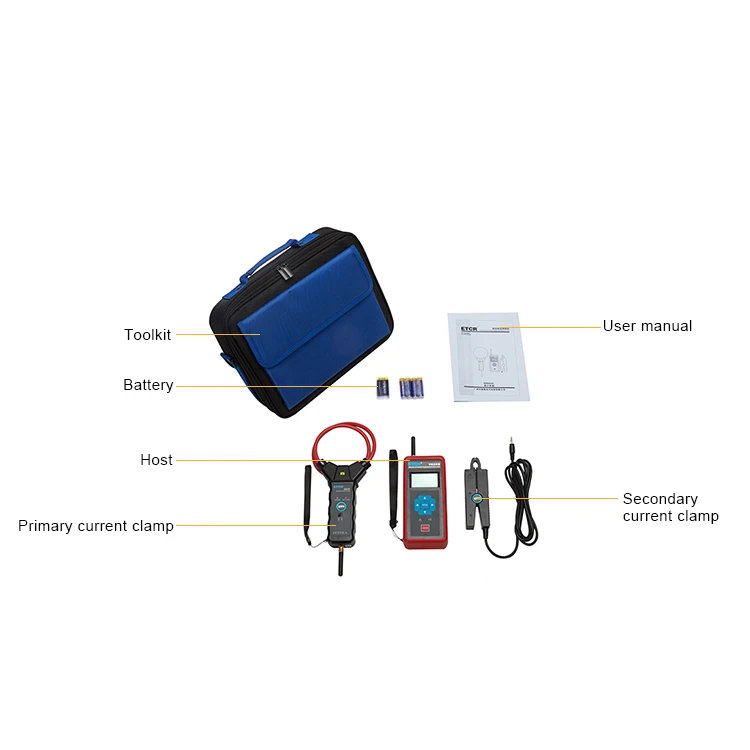 ETCR9620B Flexible Current Clamp Wireless LV Transformer Transformation Ratio Te
