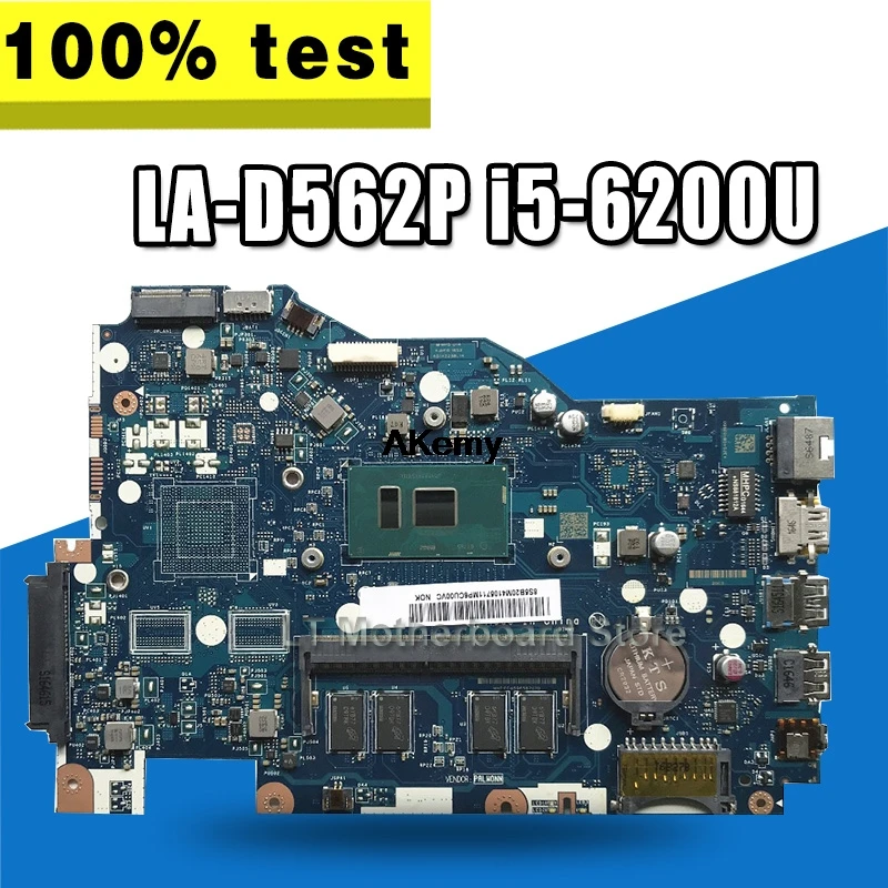 

LA-D562P Laotop motherboard for Lenovo Ideapad 110-15ISK original mainboard 4G-RAM I5-6200U