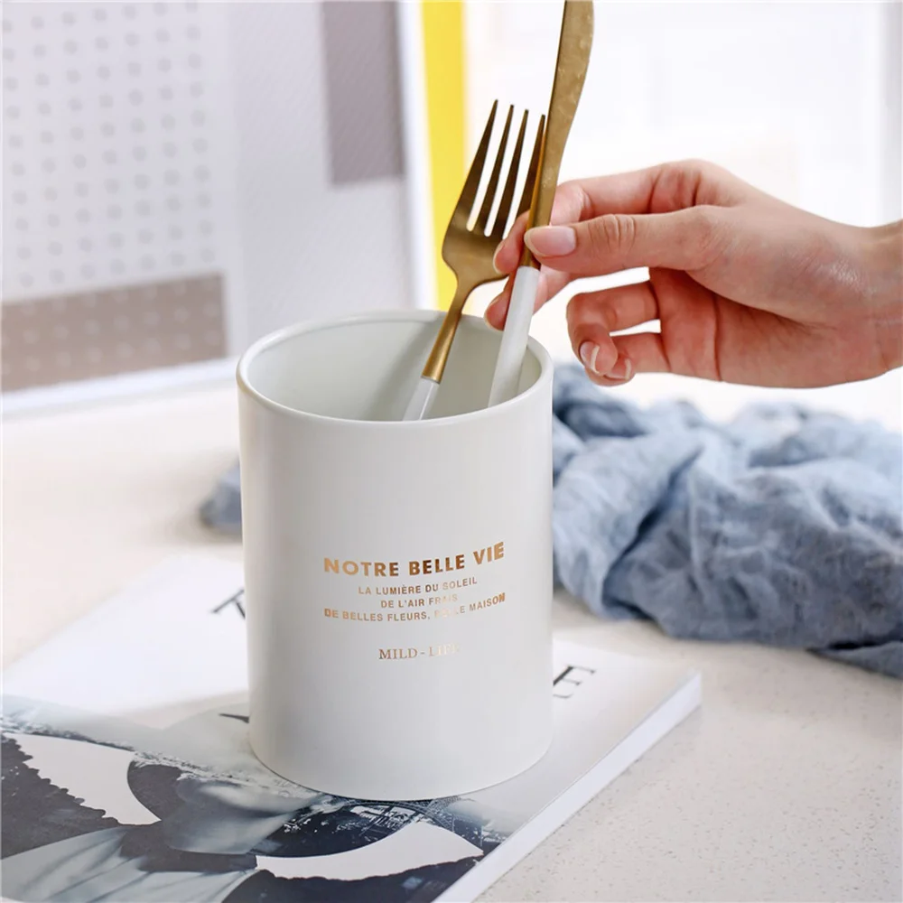 Держатель для столовых приборов из нержавеющей стали 3 цвета | Дом и сад