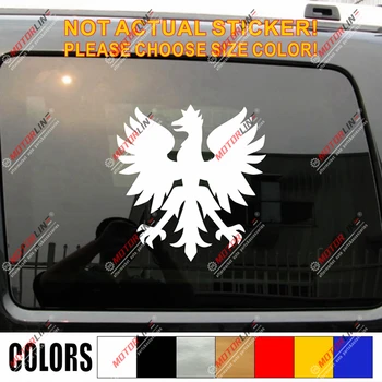 

Polish Eagle Poland Coat of Arms Decal Sticker Orzel Bialy Herb Polski Viny b