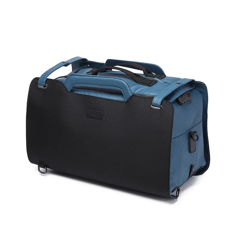 Blue Backpack 50л большая вместительность, мужские дорожные сумки через плечо, водонепроницаемый бизнес-путешествия, мужской рюкзак, анти-вор, многофункциональный мужской рюкзак - Цвет: Blue Backpack