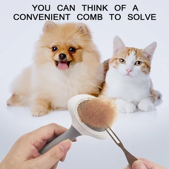 

Pet Comb Pet Hair Cleaner To Remove Floating Hair Special Pet Supplies Pet Comb Hair Brush Floating Hair Brush Artifact Family
