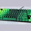 Jungle Green Color Gradient Keycaps PBT 87 108 OEM Profile ANSI ISO Side Print for Cherry MX Switches for Mechanical Keyboards ► Photo 3/6