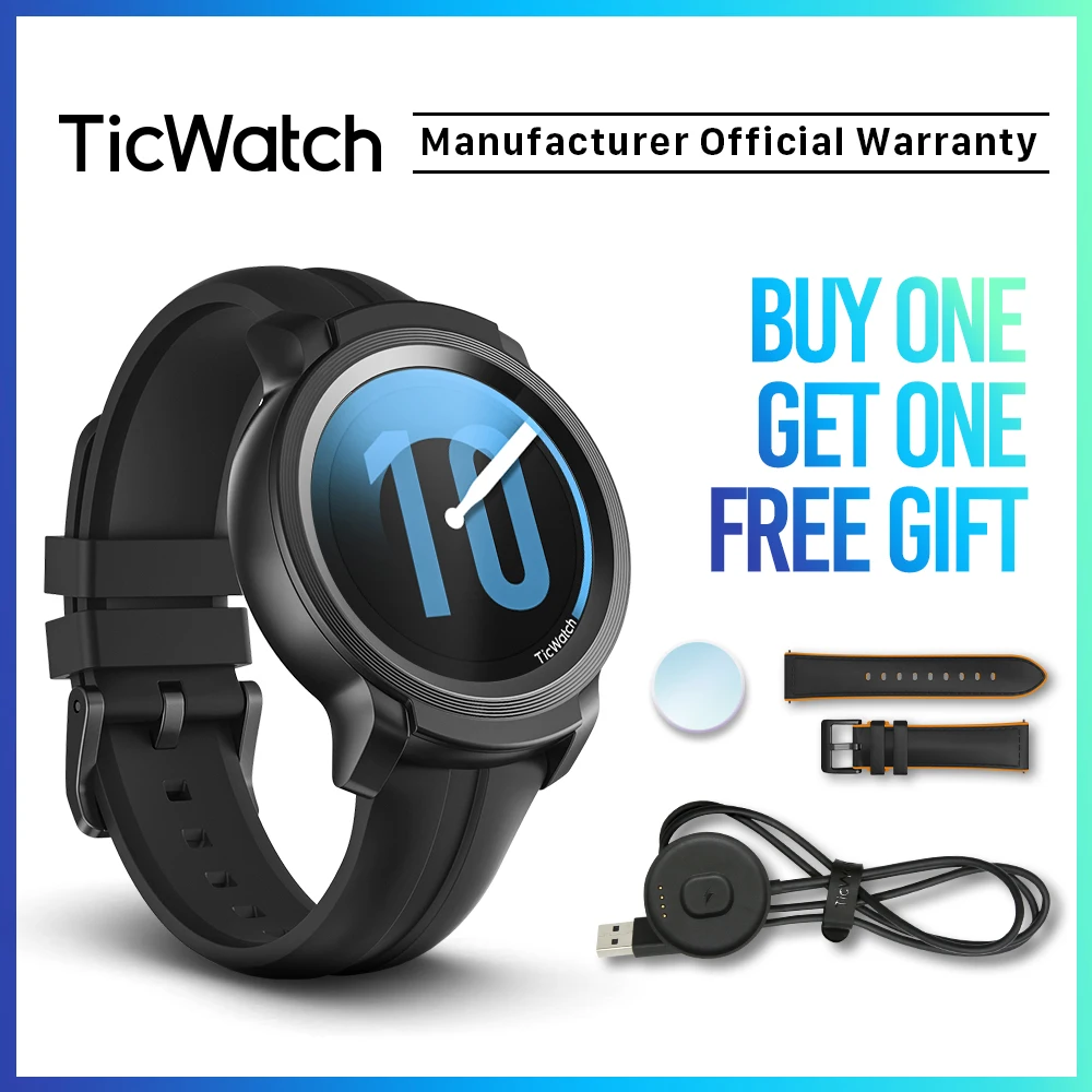TicWatch E2, черные Смарт-часы для мужчин и женщин, Bluetooth, gps, часы, Android/iOS, совместимые с 5ATM, водонепроницаемые, длинные, Batterylife, оригинал TicWatch E2, черные Смарт-часы для мужчин и женщин, Bluetooth, gps, часы, Android/iOS, совместимые с 5ATM, водонепроницаемые, длинные, Batterylife, оригинал
