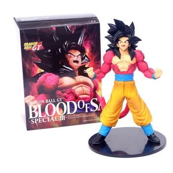 

Anime Dragon Ball Z GT Blood of Saiyans Special III Super Saiyan 4 Son Goku PVC Action Figure Collection Model Toys Doll Gift