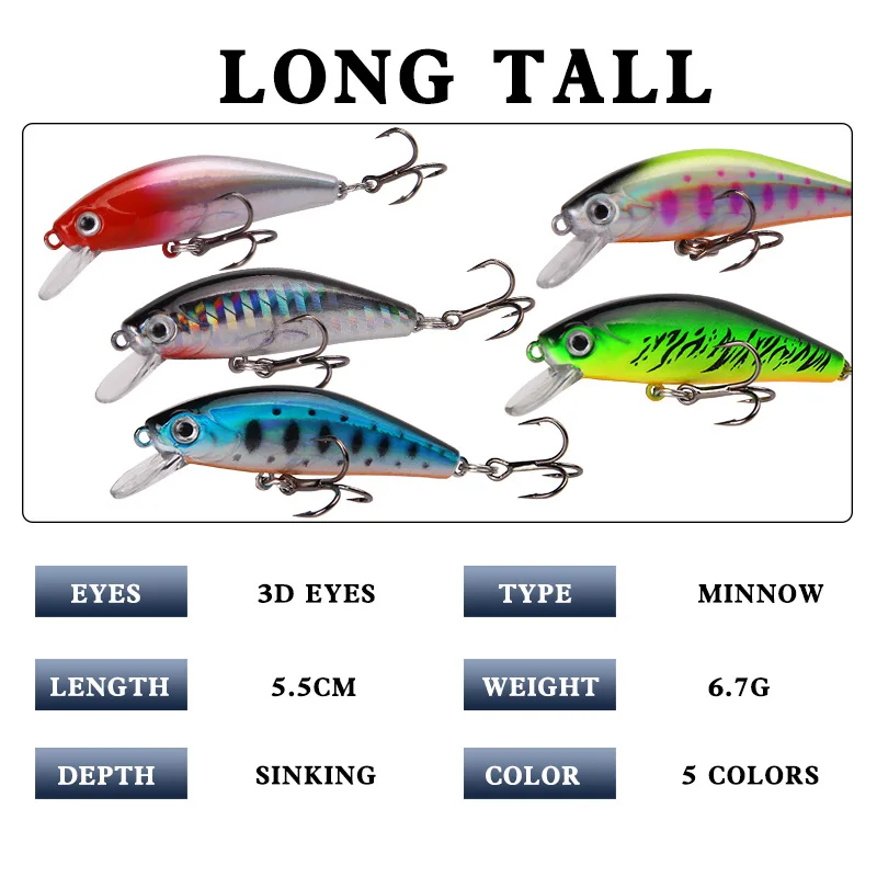 1 шт. блесна мини тонущий воблер na ryby crankbait микро джиг приманка для рыбы bait peche leurre hengelsport Твердая Приманка Товары для рыбалки