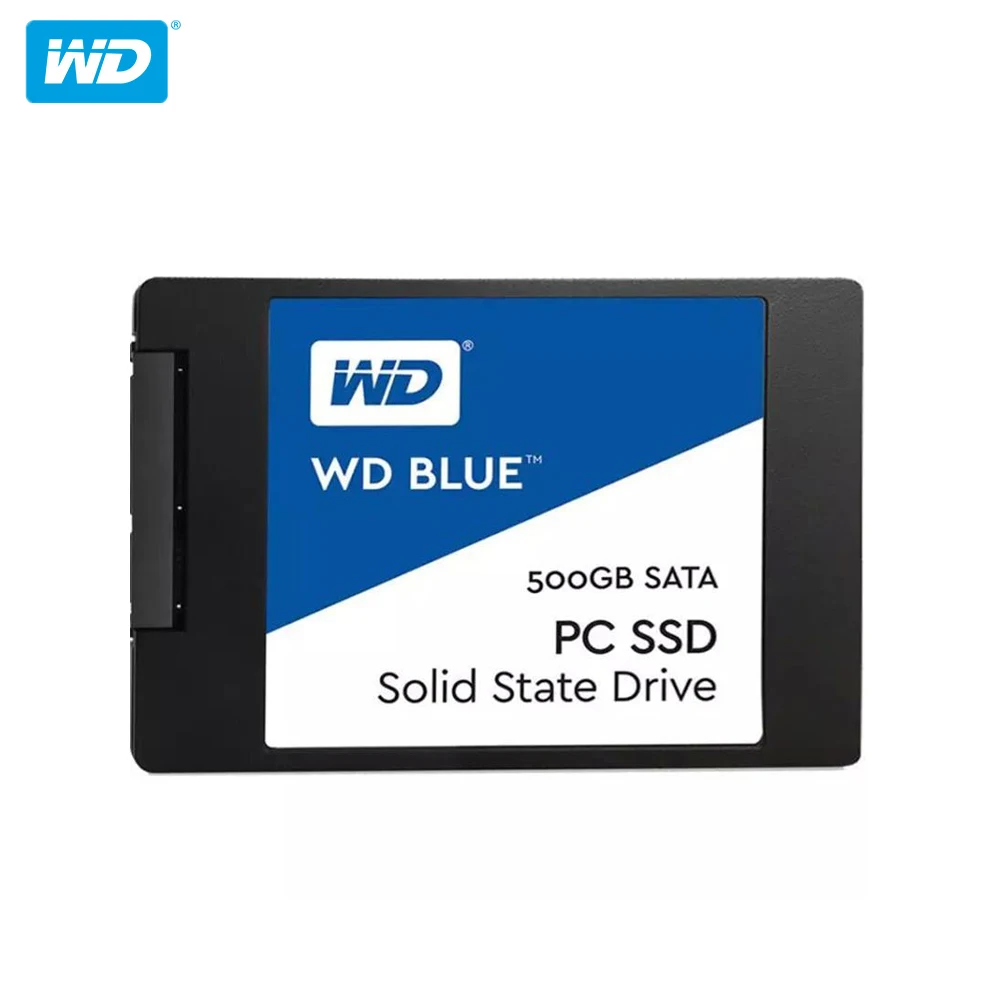 100% Оригинальный Western Digital Blue SSD 250 ГБ 500 SATA 3 2 5 дюймов Внутренний твердотельный
