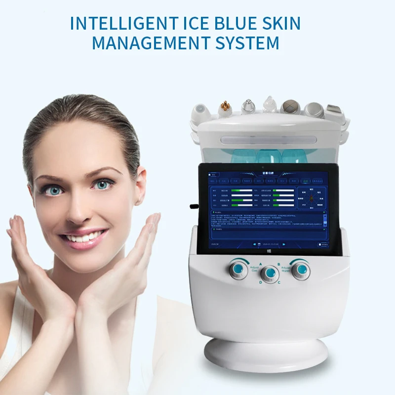 Аппарат для дермабразии Hydra Ice Blue Magic Mirror Oxygene Профессиональный аппарат ухода за