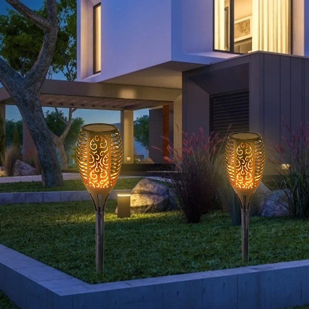 4er Solarleuchte LED Garten Beleuchtung Solar Licht Lampe