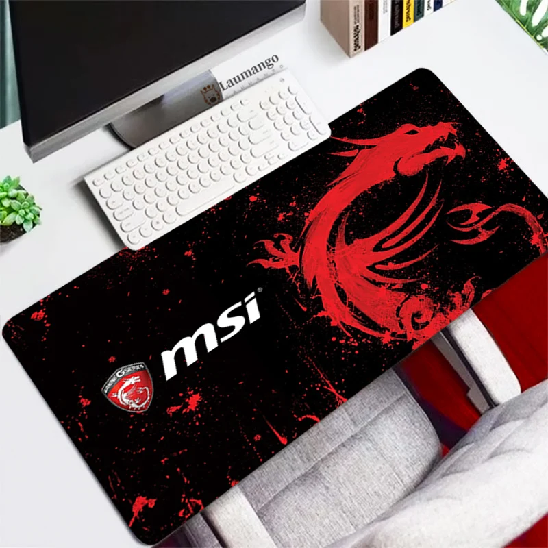 Большой игровой резиновый коврик для мыши MSI Reddragon размер XXL клавиатуры ноутбука