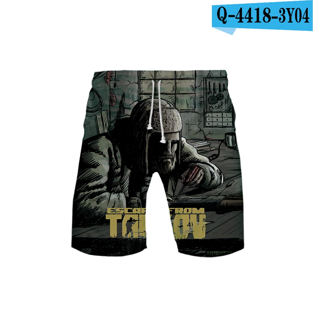 3D Casual shorts Мужские повседневные шорты Горячая игра Escape U Escape от тарков 3D пляжные шорты с рисунком для спортзала короткие брюки большие Beat шорты - Цвет: 3D Casual shorts