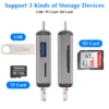 GOOJODOQ Card Reader Micro USB 2.0 Type C to SD Micro SD TF Adapter Accessories OTG Cardreader Smart Memory SD Card Reader ► Photo 3/6