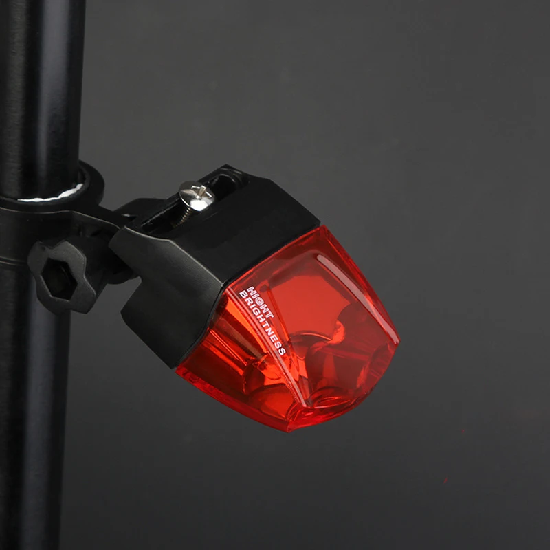 Водонепроницаемый велосипедный фонарь без аккумулятора Магнитный автономный велосипедный задний фонарь без зарядки легкий в установке светодиодный задний фонарь для ночного велосипеда