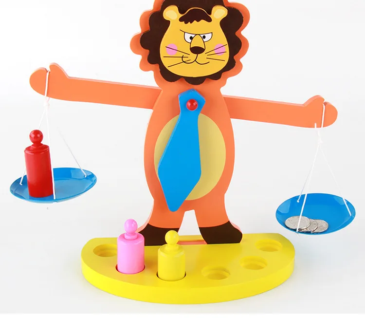 Деревянные весы, детские весы, игра для обучения 1-2-3 лет, обучающая игрушка для детей раннего возраста