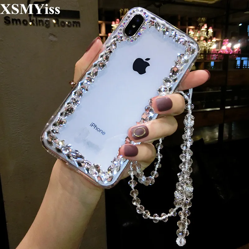 XSMYiss Стразы Прозрачный чехол для iPhone 11 Pro Max 7 8 6 6S Plus 5S SE X XR XS MAX s |