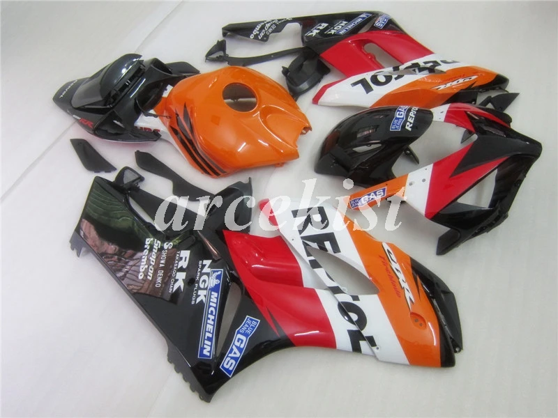 4 подарки ABS мотоцикл обтекатели комплект Подходит для Honda CBR1000RR 04 05 Обтекатель Набор CBR 1000 RR 2004 2005 на заказ repsol ГАЗ