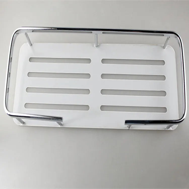 

SUS304 Stainless Steel Single/Double Layer Storage Shelf Bathroom Pendant Square Angle Blue Toilet Clothes Storage Rack