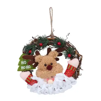 

1 Pc Christmas Wreath Festive Fashion Xmas Wretch for Window Front Door For Home Party Decoration