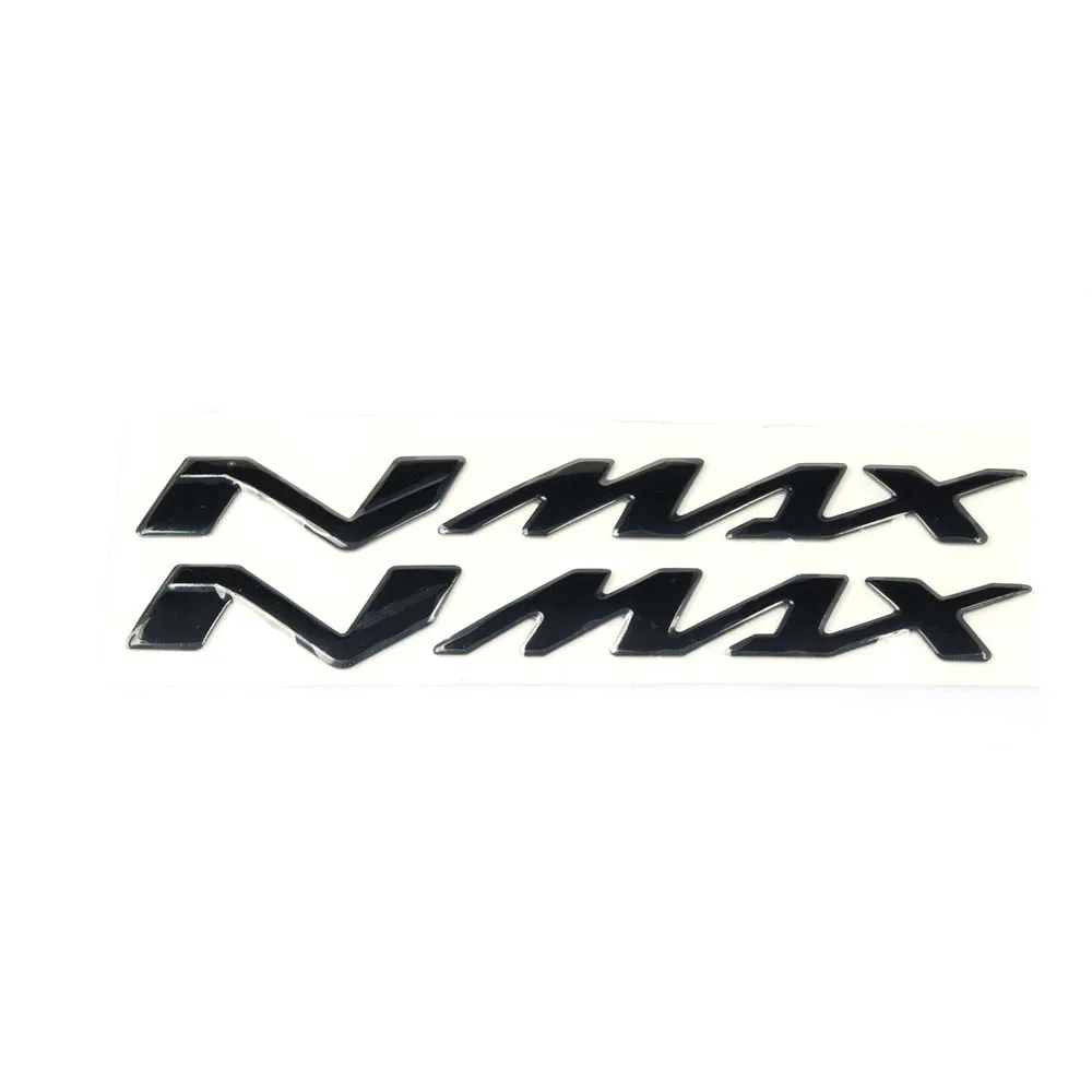 S2R Мотоцикл 3D логотип наклейка для YAMAHA NMAX155 NMAX 155 125 150 эмблема значок наклейка Топливный Газ наклейки на бак обтекатель боковая аппликация - Цвет: Черный