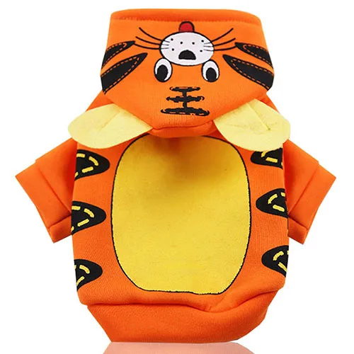 Pet Костюмы с рисунками кота из мультфильмов, костюм зимний теплый Флисовые толстовки для кошек маленькие собаки чихуахуа пальто Pet Косплэй вечерние Одежда - Цвет: color 4
