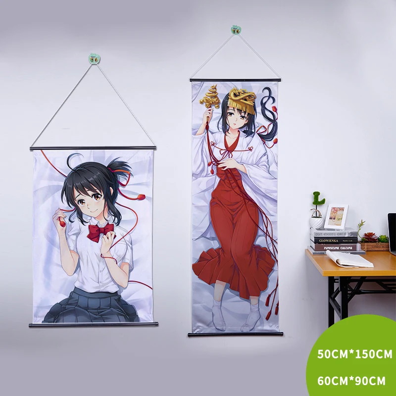 

Hot Sell Japanese Anime Cartoon Painting Animation Wall Scroll