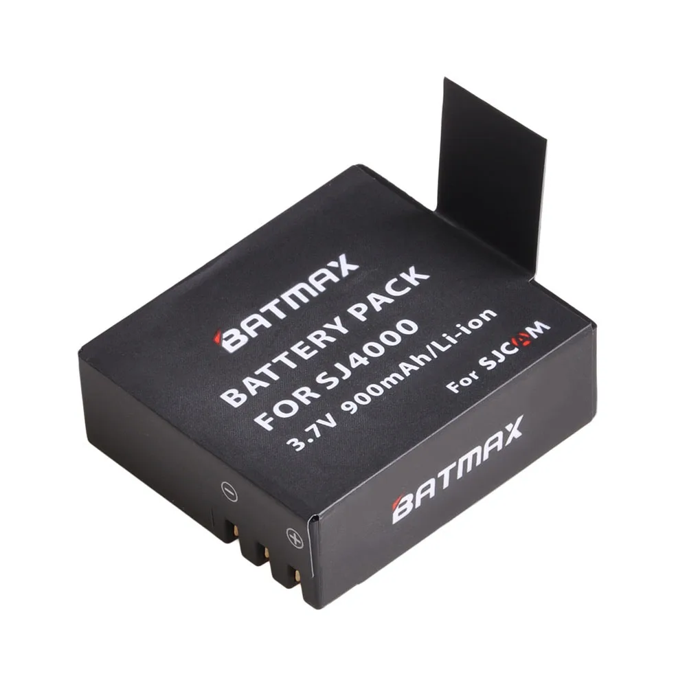1x900mAh Sjcam sj4000 Аккумулятор для SJCAM sj 4000 SJ5000 sj5000x SJ6000 sj7000 sj8000 sj9000 wifi SJ M10 камера EKEN H8