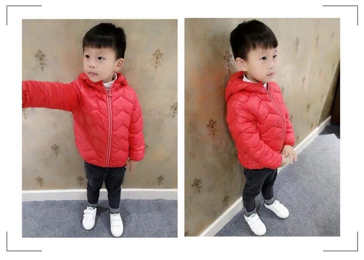 New Boys Girls Jacket Parkas Winter Jacket For Girls Boys Coat Kids Warm Hooded Outerwear Children Clothes