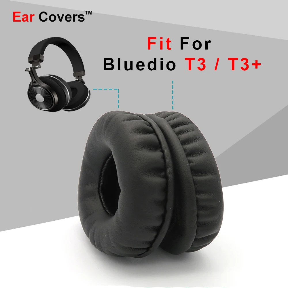 

Ear Pads For Bluedio T3 T3+ Plus Headphone Earpads Replacement Headset Ear Pad PU Leather Sponge Foam