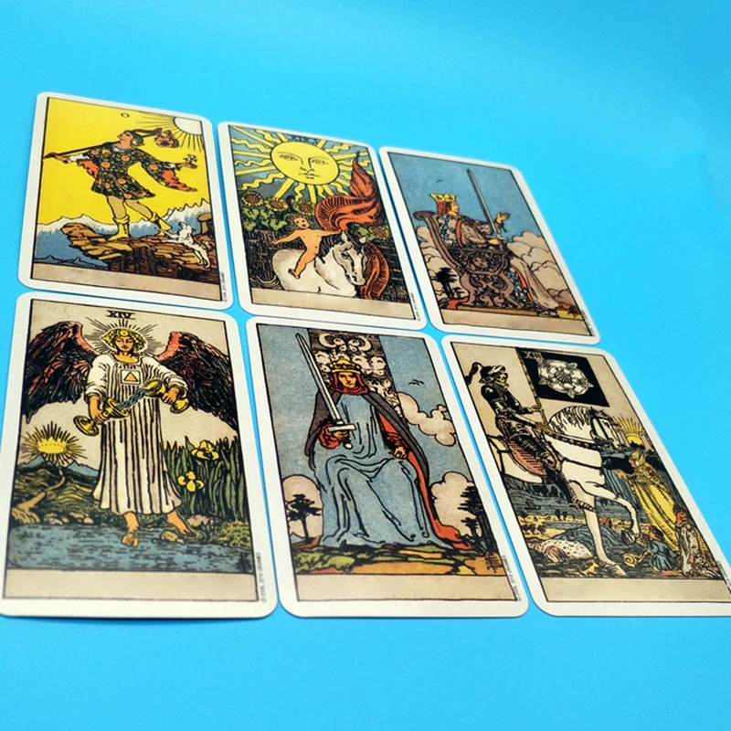 Полный английский лучистый Райдер Wait Tarot карты фабричного производства высокое качество Smith Tarot палубные настольные игровые карты