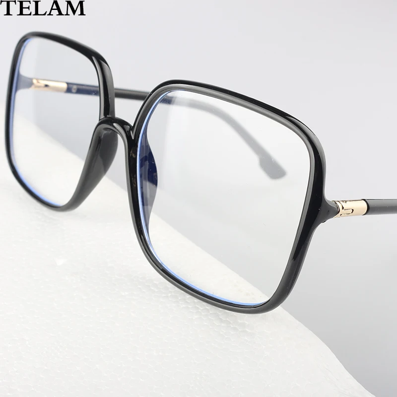 

Women Men Vintage Eyeglass Woman Frame Oversize Square Black Men Optical Computer Reading Eyeglasses