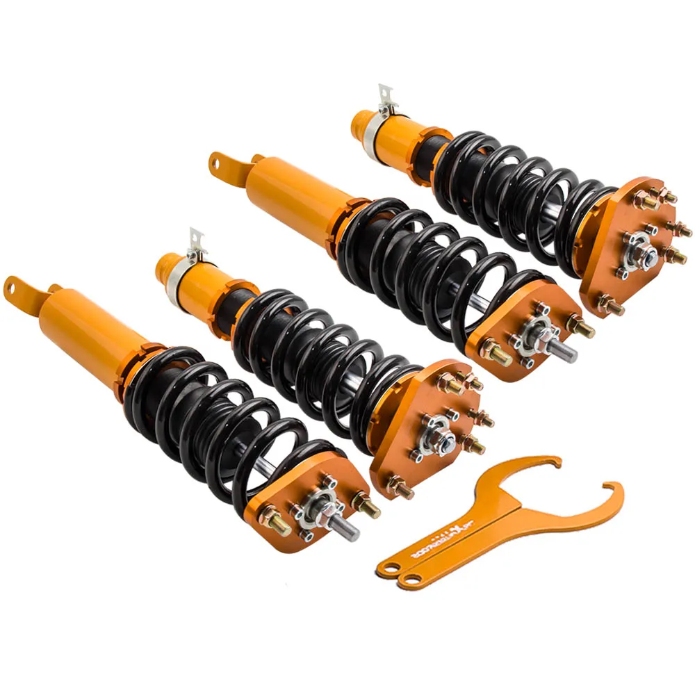 maXpeedingrods Coilover Lowering Kits for Prelude 1992-2001Shock Absorbers Adj Height
