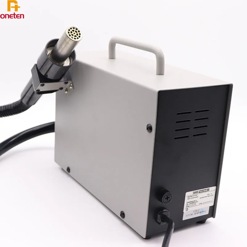 Быстрая 857DW+ Регулируемая станция горячего воздушного пистолета спиральная ветровая 580 Вт SMD паяльная станция с нагревателем горячего воздушного пистолета паяльная станция
