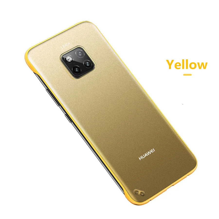 Коврики 30 Pro Lite тонкий прозрачный чехол Матовые чехлы для huawei Коврики 10 20 30 Pro 20X P Smart Z плюс Y7 Y9 Prime Чехол Жесткий ПК чехол Чехол